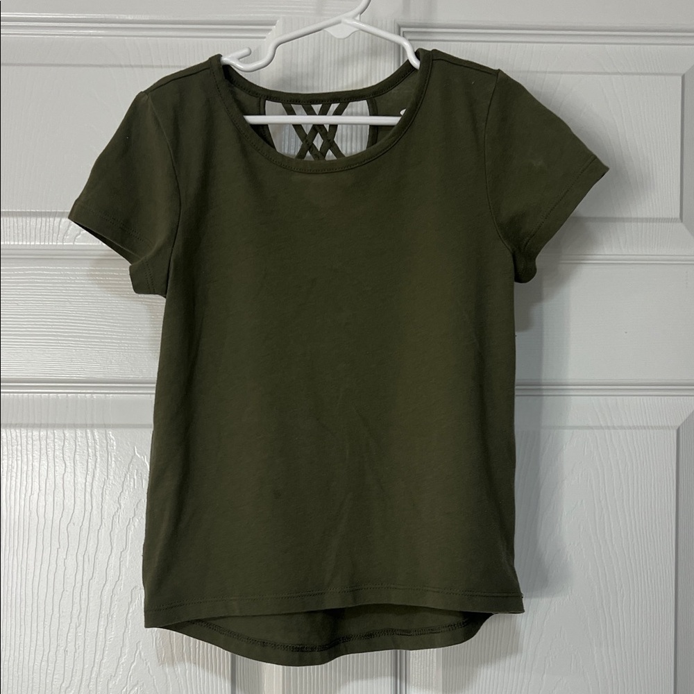 Olive Green girl's Top